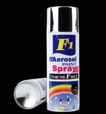 Pintura de espray brillante de aerosol del color de F1 Chrome